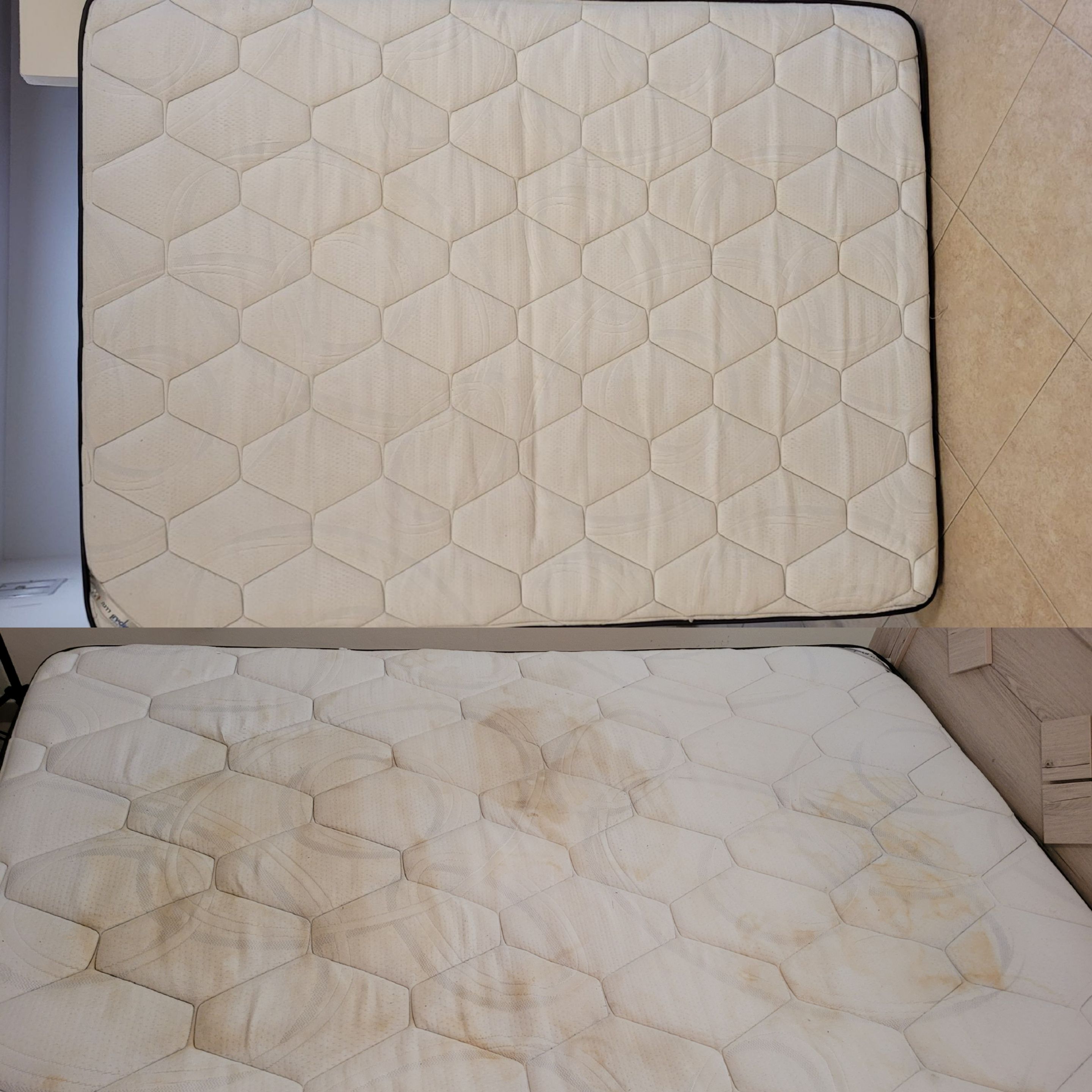 מזרן נקי לאחר ניקוי עמוק