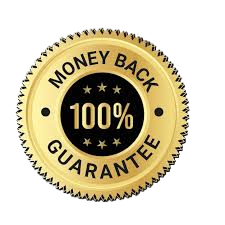 100% Money Back Guarantee Badge