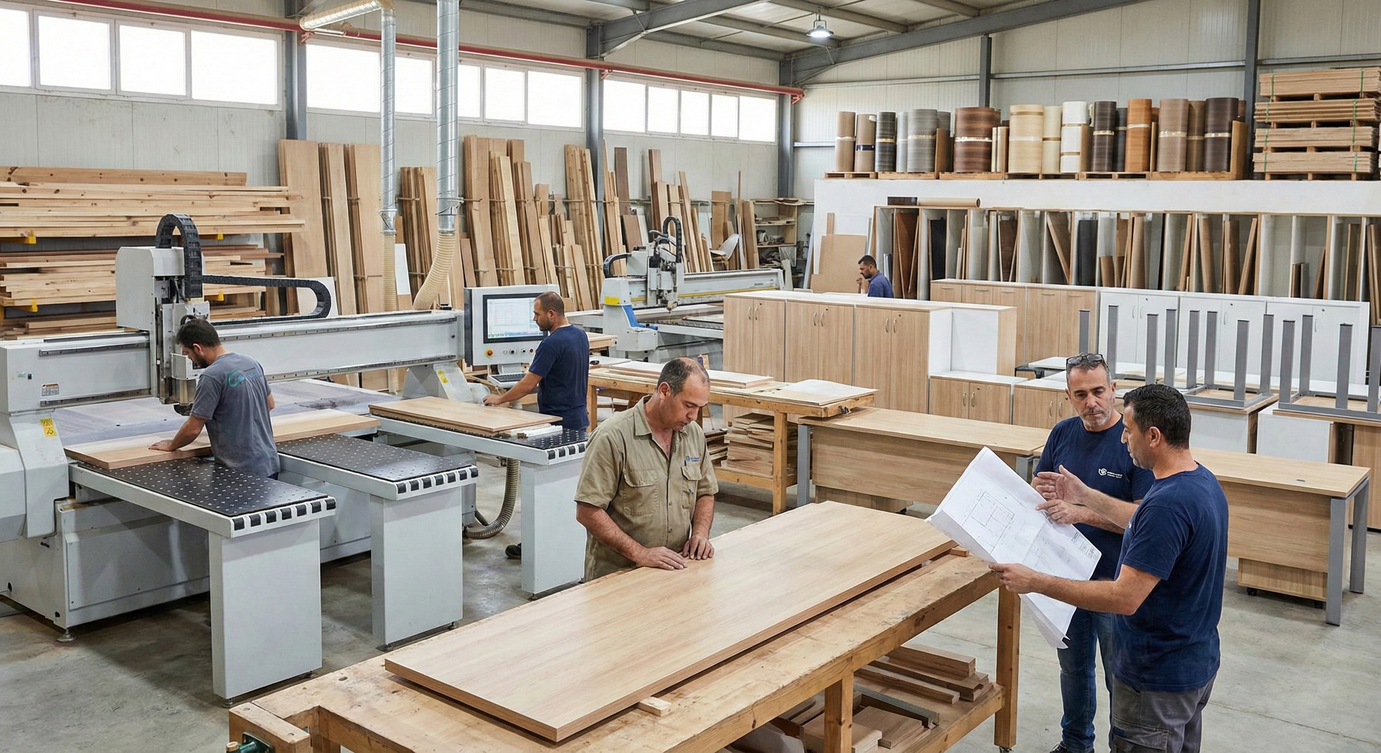תהליך ייצור ריהוט