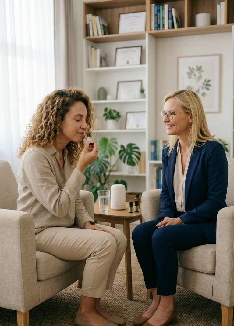 Three smiling friends with arms around each other