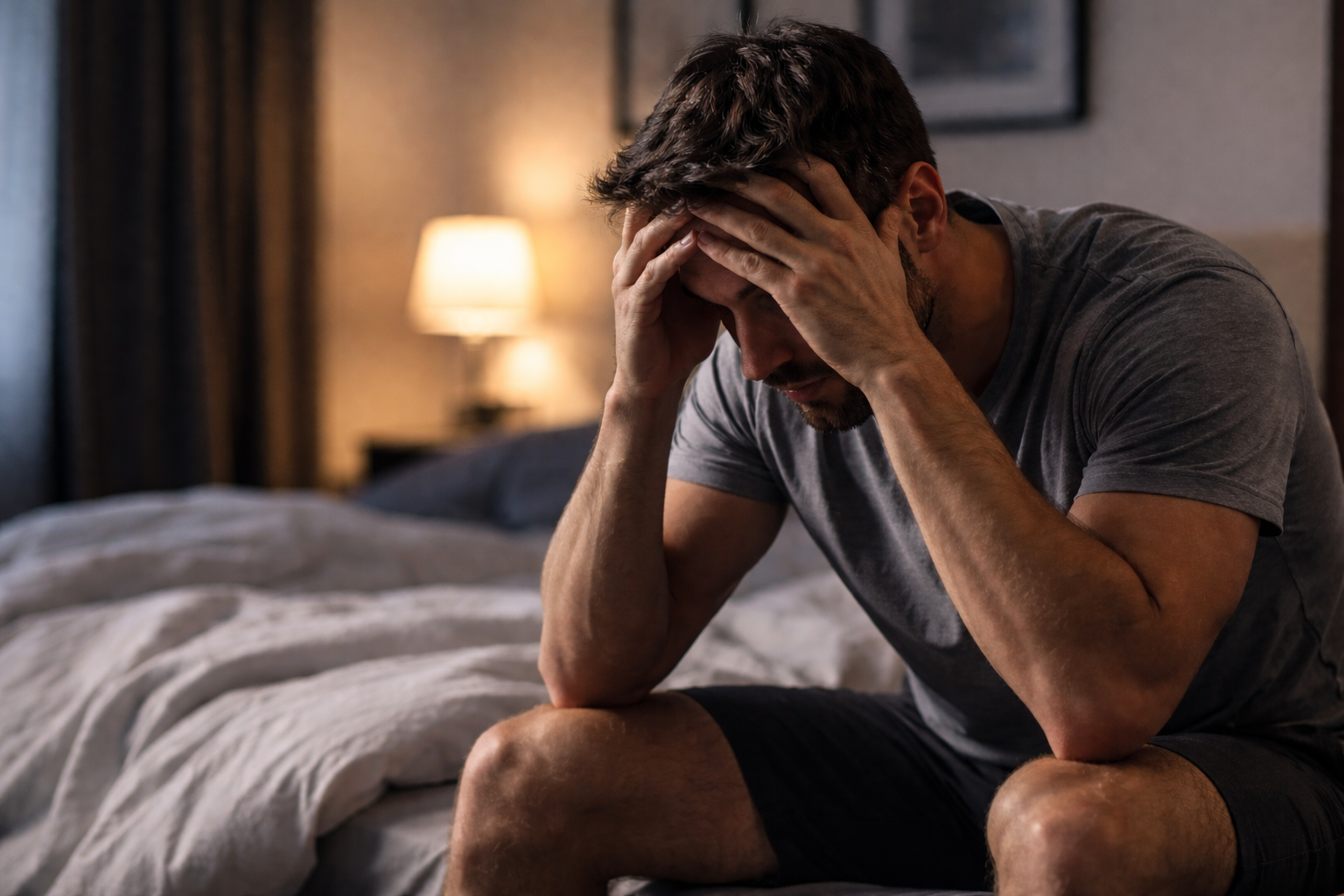 Frustrated man
